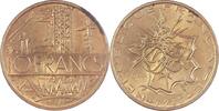 Frankreich 10 Francs Industrieanlage -