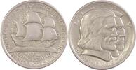 Amerika, Vereinigte Staaten, USA 1/2 Dollar 300. Jahrestag der Besiedlung von Long Island (Segelschiff) -