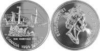 Kanada 1 Dollar 175 Jahre Dampfschifffahrt auf dem Ontaiosee (Frontenac) -