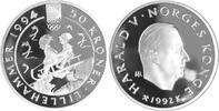 Norwegen 50 Kroner XVII. Olympische Winterspiele 1994 in Lillehammer (Kinder beim Schlittenfahren) -