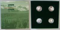 Kanada, Canada 4 x 50 Cents Münzset - Natur in Kanada (Canadas Best Friends) -