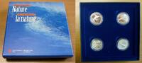 Kanada, Canada 4 x 50 Cents Münzset - Natur in Kanada (Ocean Giants) -