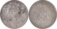 Deutschland/ Kaiserreich Sachsen 3 Mark Friedrich August III. 1904 - 1918 -