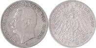 Deutschland/ Kaiserreich Baden 3 Mark Friedrich II. 1907 - 1918 -