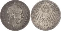 Deutschland/ Kaiserreich Sachsen 5 Mark Albert 1873 - 1902 Zum Tode von König Albert -