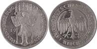 Deutschland/ Weimarer Republik 3 Reichsmark 1000 Jahre Burg und Stadt Meißen -