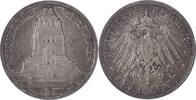 Deutschland/ Kaiserreich Sachsen 3 Mark Zur Jahrhundertfeier der Völkerschlacht bei Leipzig -