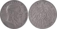 Deutschland/ Kaiserreich Baden 5 Mark Friedrich I. 1852 - 1907 -