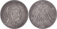 Deutschland/ Kaiserreich Preußen 3 Mark Wilhelm II. 1888 - 1918 -