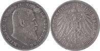 Deutschland/ Kaiserreich Württemberg 5 Mark Wilhelm II. 1888 - 1918 -