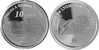 Frankreich, Francs 10 Euro Eisenbahnen in Frankreich (Hochgeschwindigkeitszüge) -