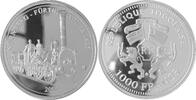 Togo 1000 Francs 170 Jahre Eisenbahn in Deutschland (Dampflokomotive Adler) -