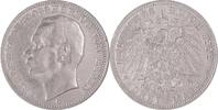 Deutschland/ Kaiserreich Baden 3 Mark Friedrich II. 1907 - 1918 -