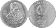 Deutsche Demokratische Republik, DDR 20 DDR Mark 125. Geburtstag von Clara Zetkin -