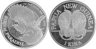 1 Kina 2022 Papua-Neuguinea 1 oz Bird of Paradise PP in Originalkapsel