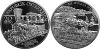 Österreich 20 Euro Österreichische Eisenbahnen (Dampflokomotive Steinbrück) -