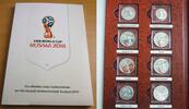 Münzset - FIFA Fußball-Weltmeisterschaft 2018 in Russland -