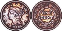Amerika, Vereinigte Staaten 1 Cent 1849 1 Cent - Braided Hair ss, kl. Rdf. 40.47 US$  +  57.81 US$ shipping