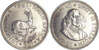 S&uuml;dafrika 50 Cents 1961 50 Cents - Jan van Riebeeck (Springbock) ss 52.03 US$  +  57.81 US$ shipping