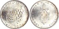 Vatikanstadt 500 Lire 1976 500 Lire - Weintraube und Gersten&auml;hre ST 26.59 US$  +  57.81 US$ shipping