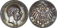 Deutschland/ Kaiserreich Sachsen (K&ouml;nigreich) 5 Mark 1901 5 Mark - Alber... 86.72 US$  +  57.81 US$ shipping