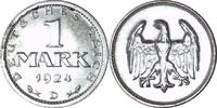 Deutschland/ Weimarer Republik 1 Mark 1924 1 Mark - Reichsadler (D) ss 15.03 US$  +  57.81 US$ shipping