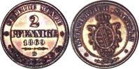 Deutschland/ Sachsen 2 Pfennige 1869 2 Pfennige - Johann 1854-1873 vz, k... 5.78 US$  +  57.81 US$ shipping