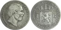 Niederlande 1 Gulden Wilhelm III. 1849-1890 -