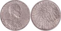 Deutschland/ Kaiserreich Preußen 2 Mark Wilhelm II. 1888 - 1918 25. Jahrestag des Regierungsantritts von Wilhelm II. -