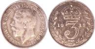 Großbritannien, Vereinigtes Königreich 3 Pence George V. 1910-1936 (Gründonnerstagsmünze) -