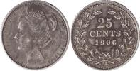 Niederlande 25 Cents Wilhelmina -