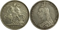 Crown / Krone 1889 Großbritannien Viktoria...