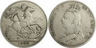 Crown / Krone 1890 Großbritannien Viktoria...