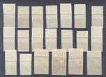 Deutschland ab 1945  Berlin Michel Nummer 1-20, Schwarzaufdruck 1949 Oberrand **, gp BPP