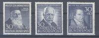 Deutschland ab 1945 Bund Michel Nummer 146, 159 und 173 aus Wohlfahrt 1951-53 ** -