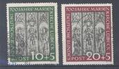 Deutschland ab 1945 Bund Mi.Nr. 139-40, Marienkirche 1951 gestempelt -