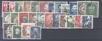 Deutschland ab 1945 Bund Mi.Nr. 148/76 Jahrgang 1952/53 gestempelt -