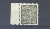 Deutschland ab 1945 SBZ Michel Nummer 135 Xa, 30 Pfg. Freimarke 1945 **, geprüft BPP -