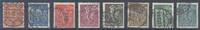 Deutschland vor 1945 Dt. Reich Michel Nummer 238-45 Freimarken 1922 gestempelt, 245 gp. -