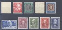 Deutschland ab 1945 Bund Michel Nummer 111-20, Jahrgang 1949 **, 2 Werte geprüft BPP -
