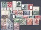 Deutschland vor 1945 Dt. Reich Michel Nummer 660-85, Jahrgang 1938 ** -