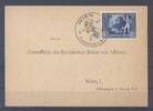 Deutschland vor 1945 Dt. Reich, Einladungskarte mit Michel Nummer 820, 3 Pfg. EF aus Wien -