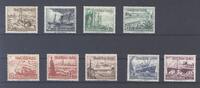Deutschland vor 1945 Dt. Reich Michel Nummer 651-59, WHW 1937 Schiffe ** -