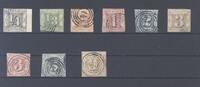 Deutschland vor 1945 Thurn & Taxis Michel Nummer 26-34, 3. Ausgabe (*)-**-gestempelt -