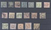 Deutschland vor 1945 Thurn & Taxis, gestempelter Posten auf Steckkarte -