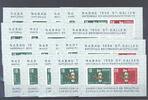 Europa und Alle Welt Schweiz, 19 x Block 16, NABAG 1959 ** als Posten -
