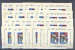 Europa und Alle Welt Schweiz, 21 x Block 18, Pro Juventute 1962 **-SST als Posten -
