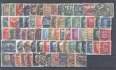 Deutschland vor 1945 Dt. Reich, gestempelter Posten aus 1924-32 auf Steckkarte -
