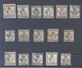 Deutschland vor 1945 Hannover, 16 x Michel Nummer 17, 1-2 Groschen 1860 gestempelt -