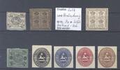 Deutschland vor 1945 Braunschweig, 8 verschiedene ungebrauchte * Werte als Posten -